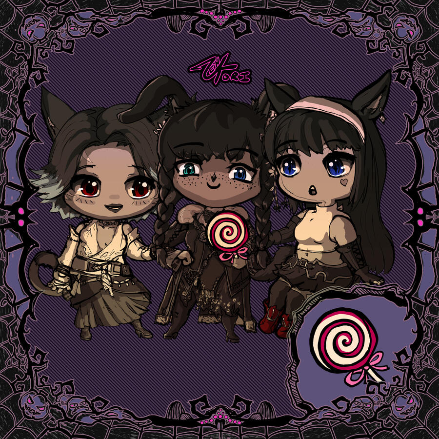 Yana Soraya, Tera Silver, & Asteria Lussuria (Seraph)